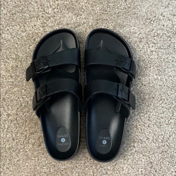 white rubber birkenstocks target